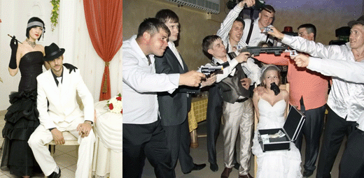 Свадьба в стиле гангстеров
